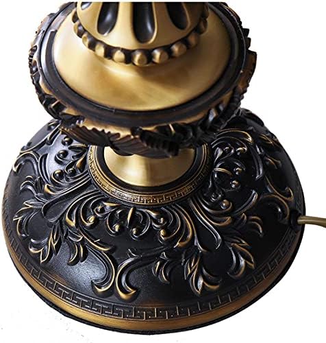 NIYKKA Barokk Vintage Padlón Álló Lámpa 64.9 Vas-Üveg állólámpa, Modern Állandó Olvasó Lámpa Hálószoba, Nappali, Iroda LED