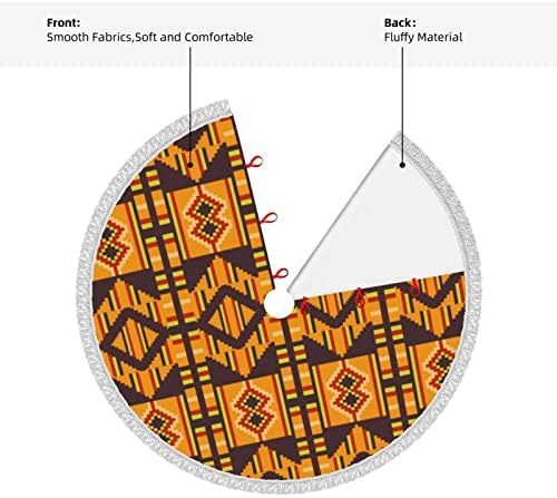Kente Ruhával Afrikai Textil Etnikai Karácsonyfa Szoknya Vörös Karácsonyfa Díszítés Újévi Ünnep Party Dekoráció 36