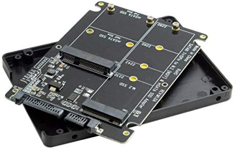 CY 2 az 1-ben Kombó M. 2 NGFF B-Key & mSATA SSD SATA 3.0 Adapter Átalakító Esetben Burkolat