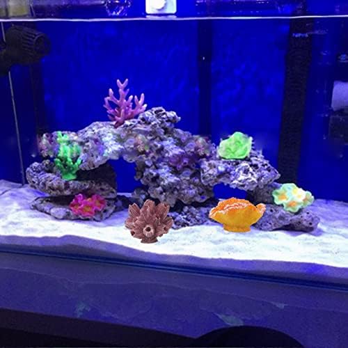 TOPINCN Mesterséges Korall, 2db Reális Mesterséges Gyanta Korall Növények Dekoratív Akvárium Dekoráció, akvárium Dekoráció