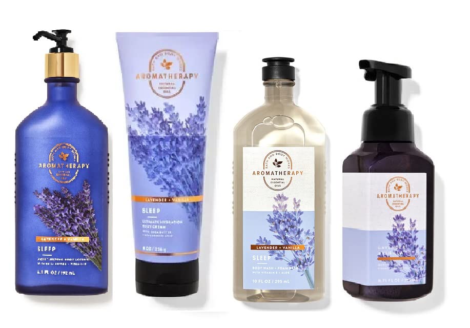 Bath & Body Működik a Fürdő, majd a Test Működik, Aromaterápiás LEVENDULA + VANÍLIA Deluxe Ajándék Szett - testápoló Krém