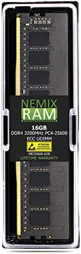 NEMIX RAM, 128GB (4X32GB) DDR4 3200MHZ PC4-25600 ECC UDIMM Kompatibilis az ASRock Rack Motherboad E3C252D4U, E3C252D4U-2T,