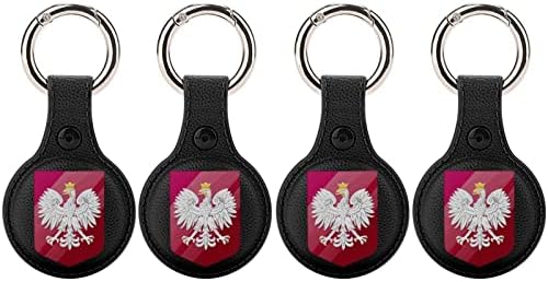 A címer a Lengyel Védő burkolata a AirTags Biztonságos tartó kulcstartó Tartozékok