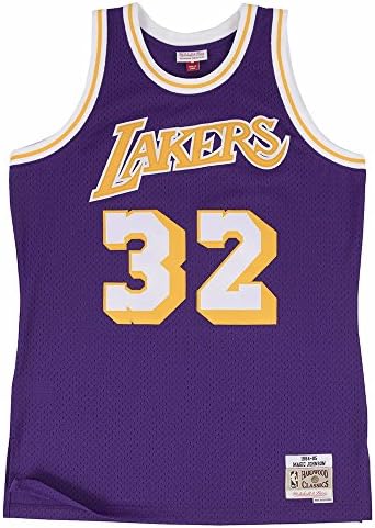 Mitchell & Ness Magic Johnson 1984-85 Los Angeles Lakers Lila Swingman Jersey