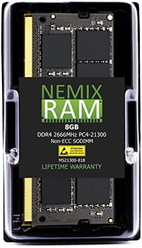 NEMIX RAM 8GB DDR4-2666 PC4-21300 Csere DELL SNPHYXPXC/8G A9206671