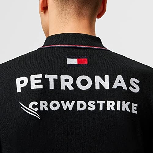 A Mercedes AMG Petronas Formula One Team - 2023 Csapat Longsleeve Kötött Póló