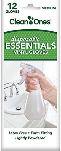 A tiszták, Eldobható Essentials Latex-mentes Pvc Kesztyű (12 Kesztyű)