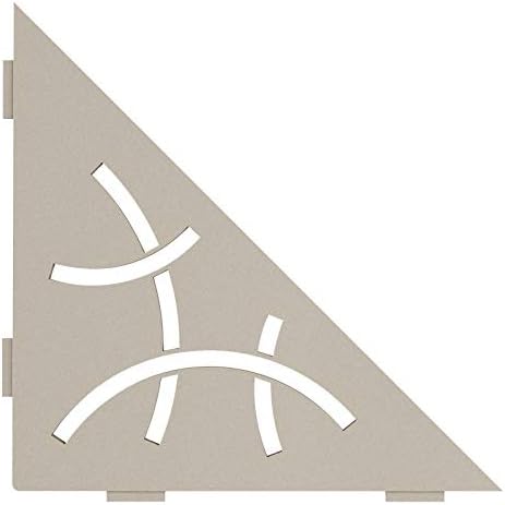Schluter Rendszerek Háromszög alakú Sarok Polc-E - Görbe Design - Matt Fekete - (SES1D6MGS) Kerdi-Line Zuhany Acessory