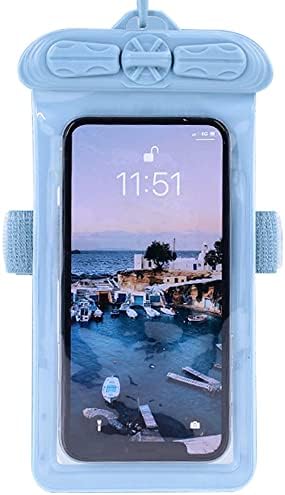 Vaxson Telefon Esetében, Kompatibilis a Huawei Honor Játék Vízálló Tasak Száraz Táska [ Nem Képernyő Védő Fólia ] Kék