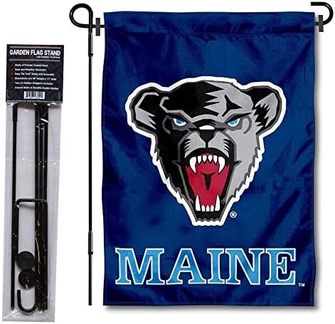 Maine Fekete Medvék Kert Zászlót, USA Zászló Állvány Rúd Tartóját Készlet