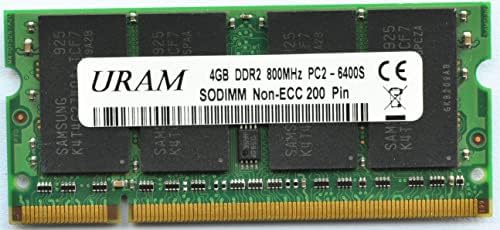 URAM 4GB( Egyszeri) DDR2 800MHz PC2 6400S PC2 PC2 6400 6300 200 Pin Samsung RAM IC(Számítógép, Laptop Memória)