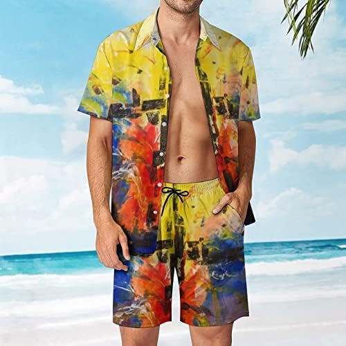 IJKEID Úszás Verseny overál Férfi ruházat Férfi ruházat Nyári Hawaii Tengerparti Nyaralás Tengerparti Digitális 3D Nyomtatás