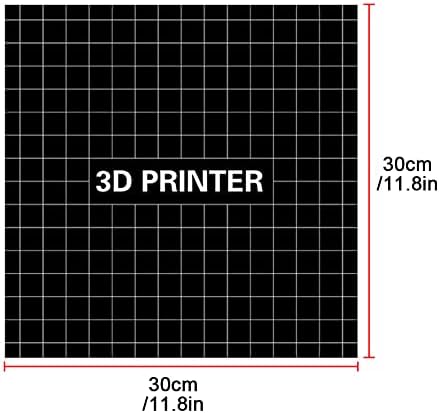 LOKOO 3D-s Nyomtató Forró Ágy Matrica,300 * 300 mm-es Nyomtató Cserélhető Építeni Lemez | Rugalmas Nyomtatási Tartozékok